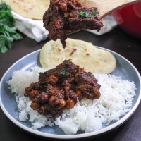 Moroccan Braised Beef & Chickpeas
